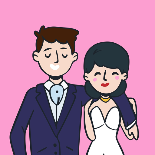 Bride Groom Stickers Pack app icon