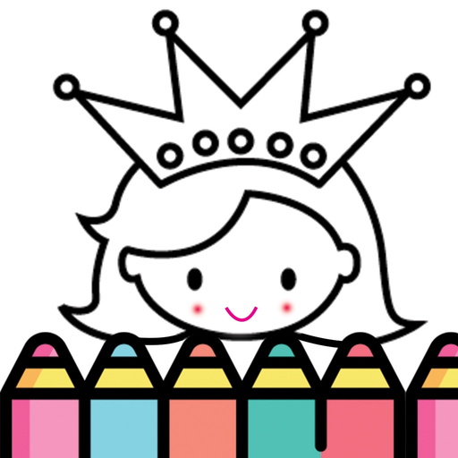 Fairy & Princess Coloring Book app icon