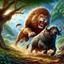 Wild Lion Simulator Attack 3D icon