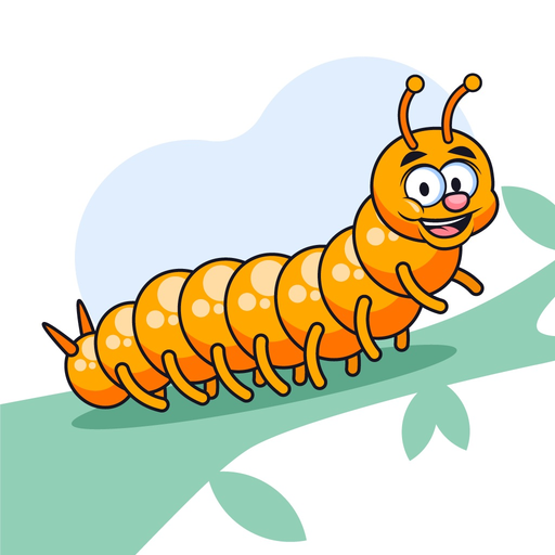 Caterpillar Crawling Stickers app icon