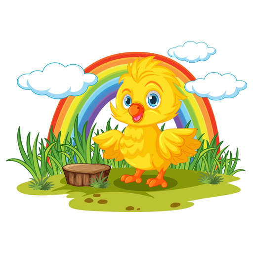 Yellow Chicken Sticker app icon