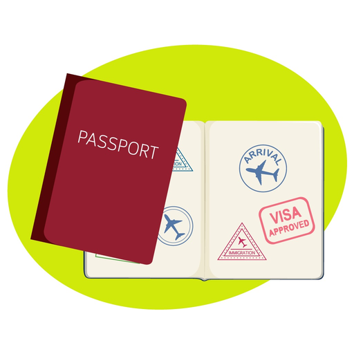 Passport Stamps World Sticker app icon