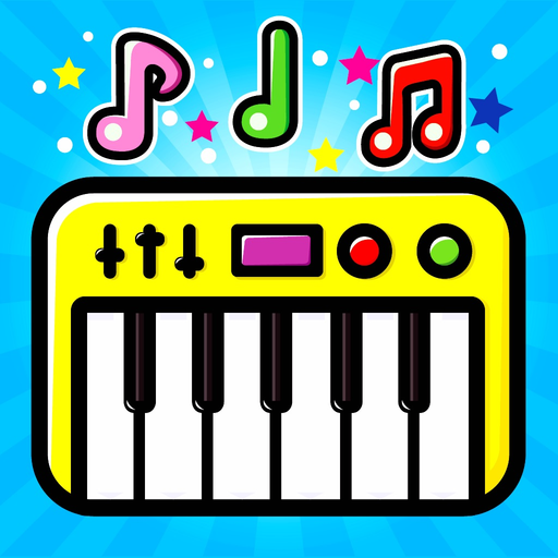 Kids Piano Games & Baby Sounds app icon