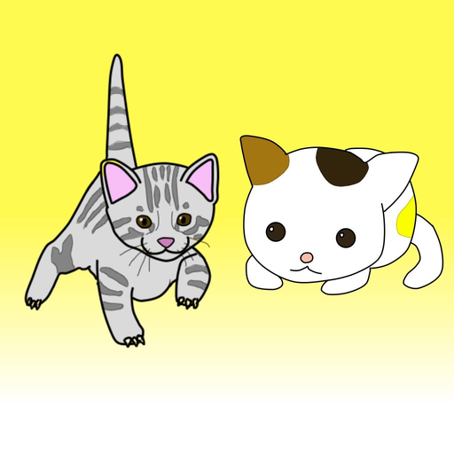 Kitten Cat Moves Coloring Book app icon