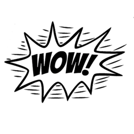 Cool bubbles comics stickers app icon