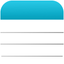 Tim Notes Blue icon