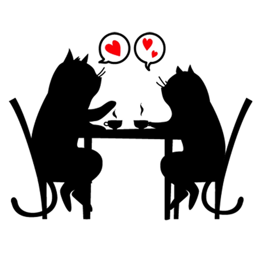 Love Stickers: Sweet Cats app icon