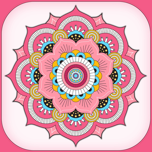 Mandala Coloring Book Pages app icon