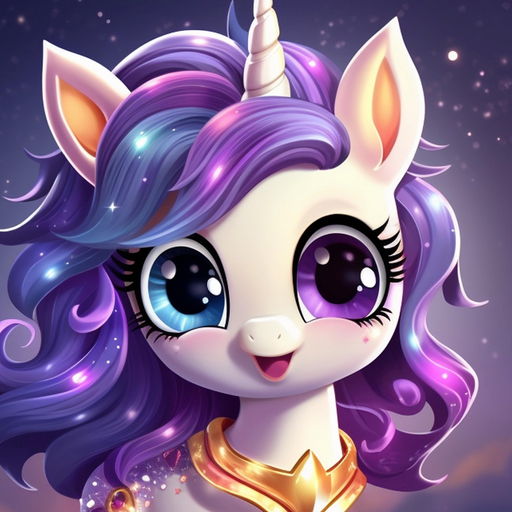 Fluffy Unicorn - Animated app icon