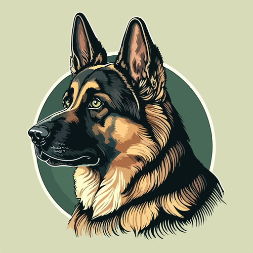 German Shepherd Dog Stickers app icon