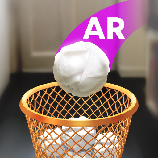 Paper Bin AR - paper throw app icon