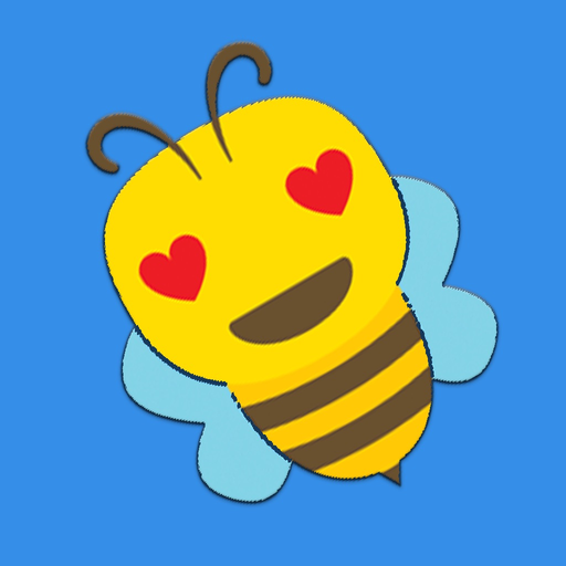 Bee stickers - Animal emoji app icon