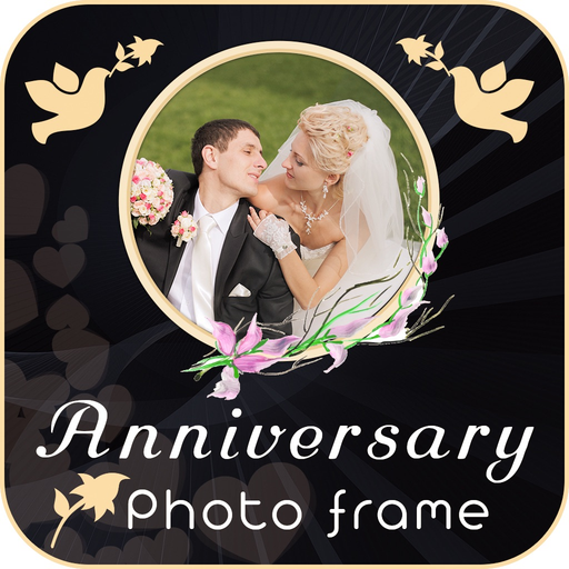 Anniversary Square Photo Frame app icon