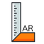 AR Ruler: Measuring tape ruler icon