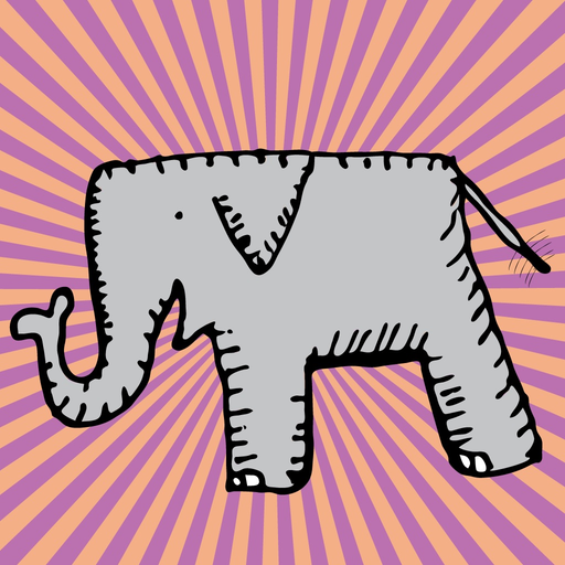 Happy Elephant Stickers app icon