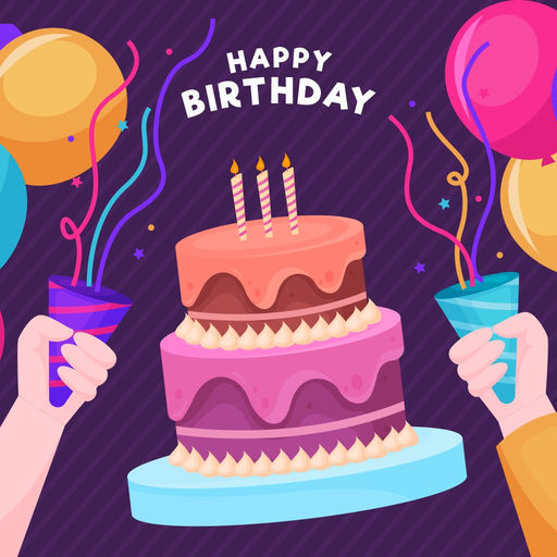 Birthday Cake Stickies app icon