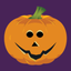Halloween Pumpkin emoji smiley icon