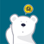 Polar Bear Animated Stickers icon