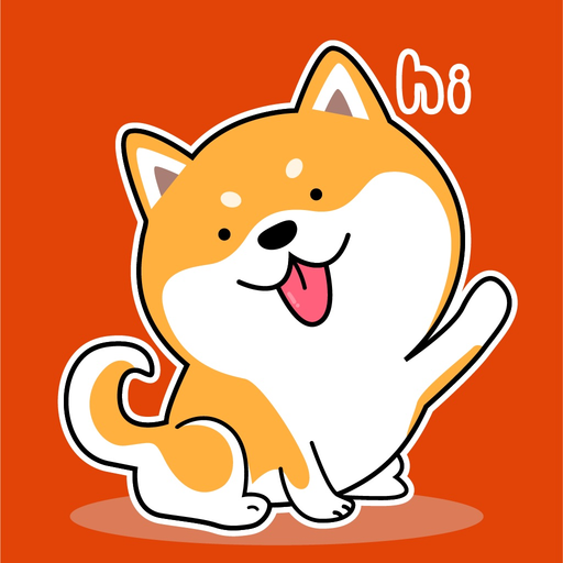 Shiba Inu Animated Stickers app icon