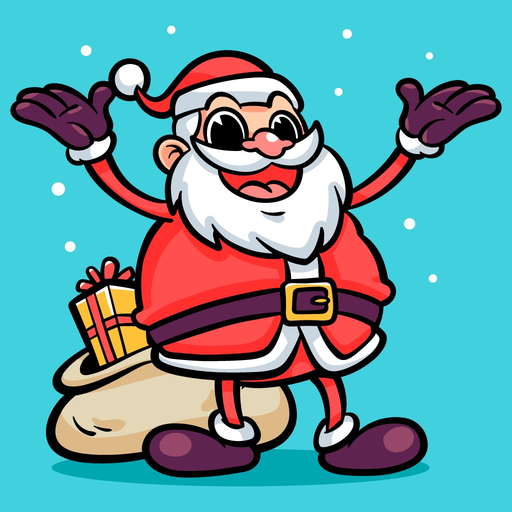 Santa Claus Stickers Pack! app icon