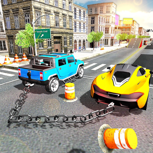 Chained Car Racing 3D app icon