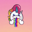 Rainbow Fatty Unicorn Stickers icon