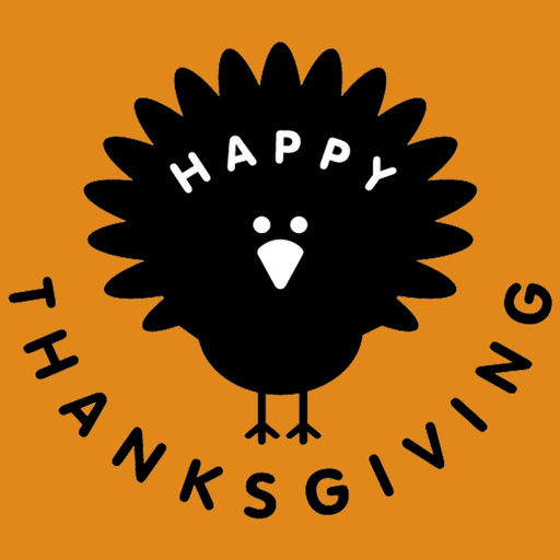 Happy Thanksgiving day - emoji app icon