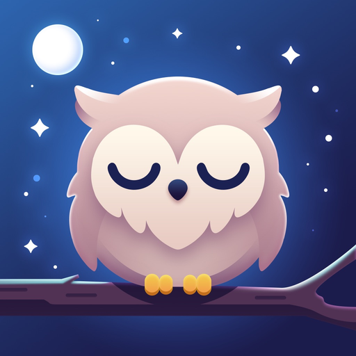 Rain Sounds App: Sleeping Owl app icon