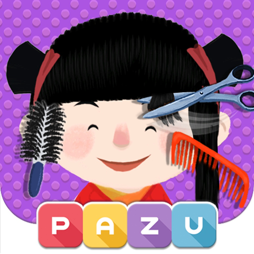 Hair salon games for toddlers app icon