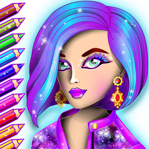 Fashion Adult Coloring Book app icon