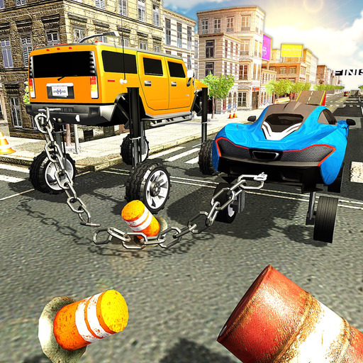 Elevated Chained Car Racing 3D app icon