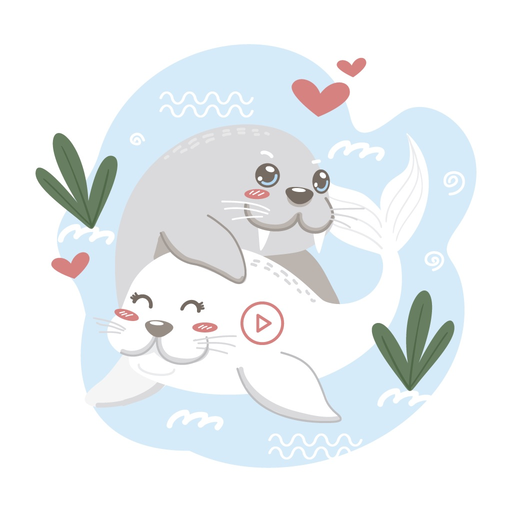 Seal Animated Stickers Pack app icon