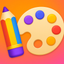 Sketch Color Pencil Stickers icon