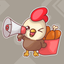 Pop Chicken Stickers icon