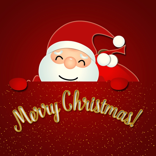 Winter Merry Christmas Emoji app icon