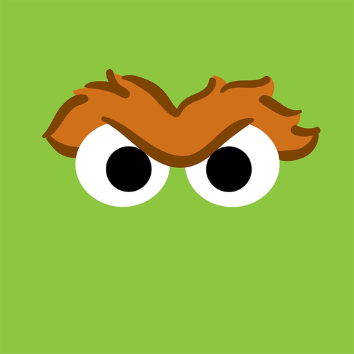 Oscar the Grouch Stickers app icon