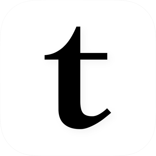 Textile: minimal notes app icon