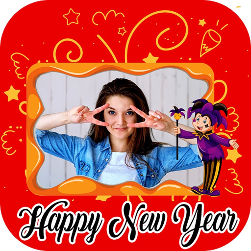 New Year Photo Frame Editor app icon