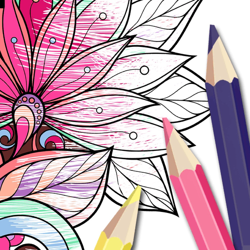 Color Therapy Coloring Pages app icon