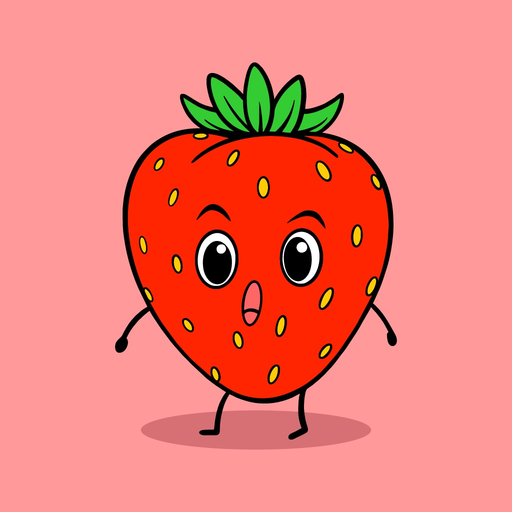 Cute Strawberry app icon