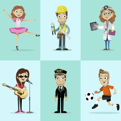 Learn Professions in Russian app icon