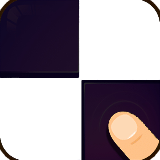 Tap Black Block-cool fun games app icon