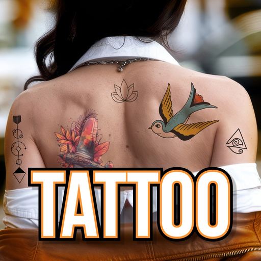 Photos tattoo photo stickers app icon