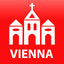 Vienna travel map guide 2020 icon