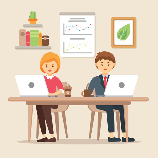 Office Works Sticker app icon