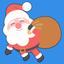 Funny Santa Claus - stickers icon