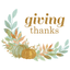 Glittering Thanksgiving icon