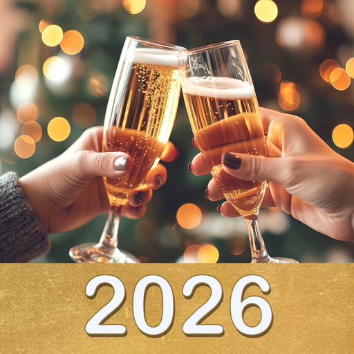 Christmas, New Year frames app icon