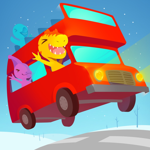 Dinosaur Bus: Kids Car Games app icon