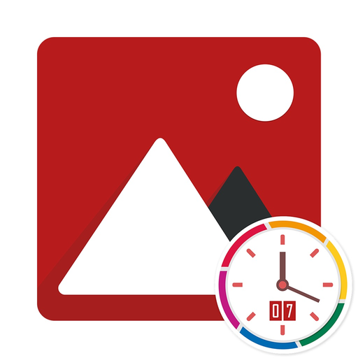 Add Text & Timestamp to Photos app icon